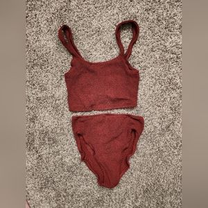 YouSwim The Verve High Waist in Garnet